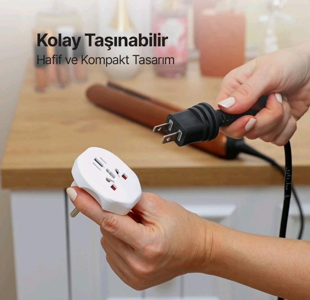 Ttec Avrupa -Amerika/İngiltere Seyahat Adaptörü Sıfır Ürün - 4
