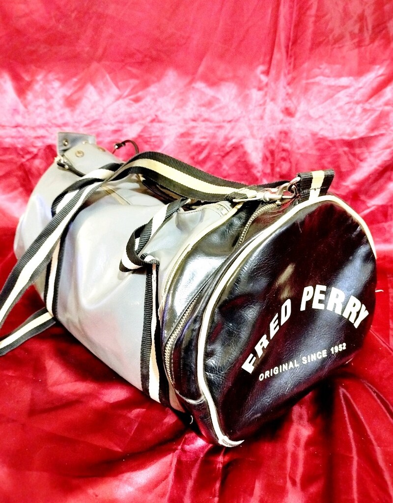 Vintage Fred Perry Deri Spor Çantası - 2