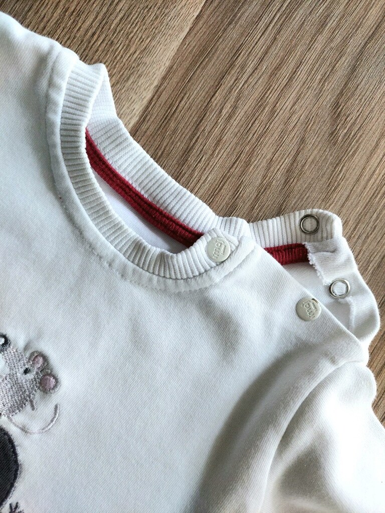 PANÇO 3D Fil nakışlı beyaz sweatshirt - 4