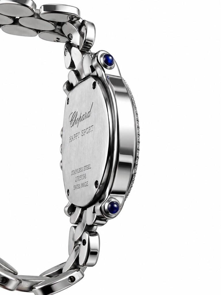 Chopard Happy Sport 27/8418-23 Pırlantalı Çelik Saat - 5