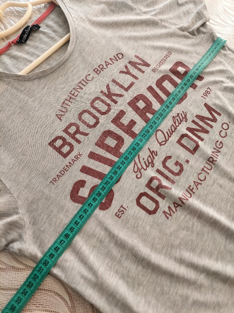 Collezione kadın yazı desen gri tshirt - 9