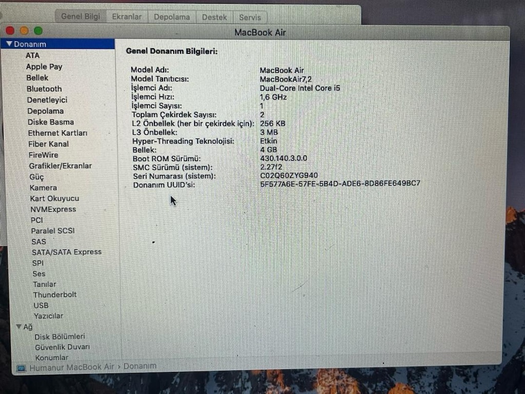 MacBook Air 13 inch Early 2015 - 10