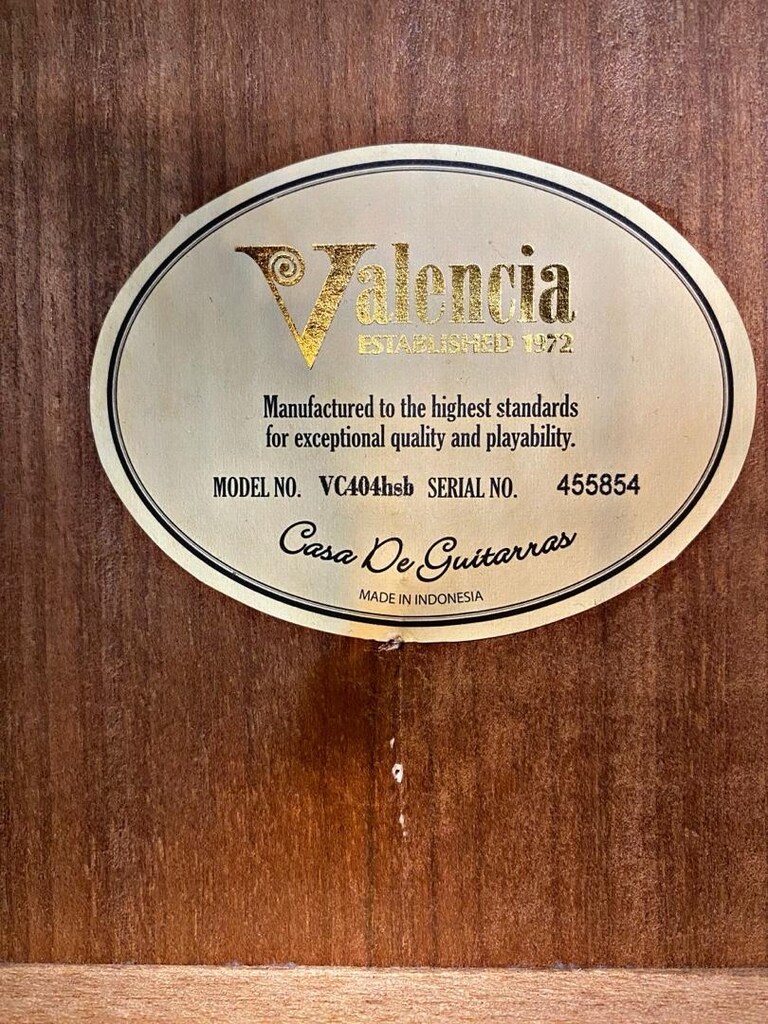 Valencia VC404 Klasik Gitar - 11