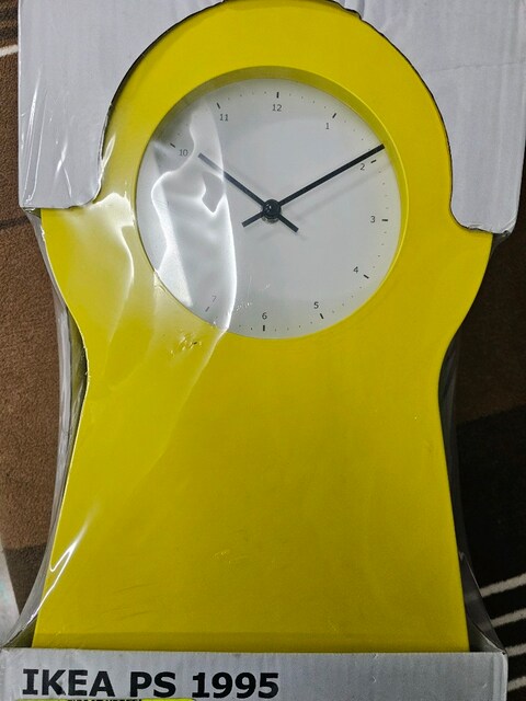 ikea PS 1995 Duvar saati Sarı