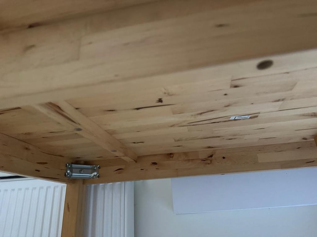ikea gercek ahsap masa - 6