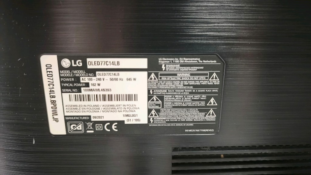 LG 77C1 4LB 77 İnç 4K OLED TV - Ekran Sağlam (Arızalı/Tamir Gerektirir - 5