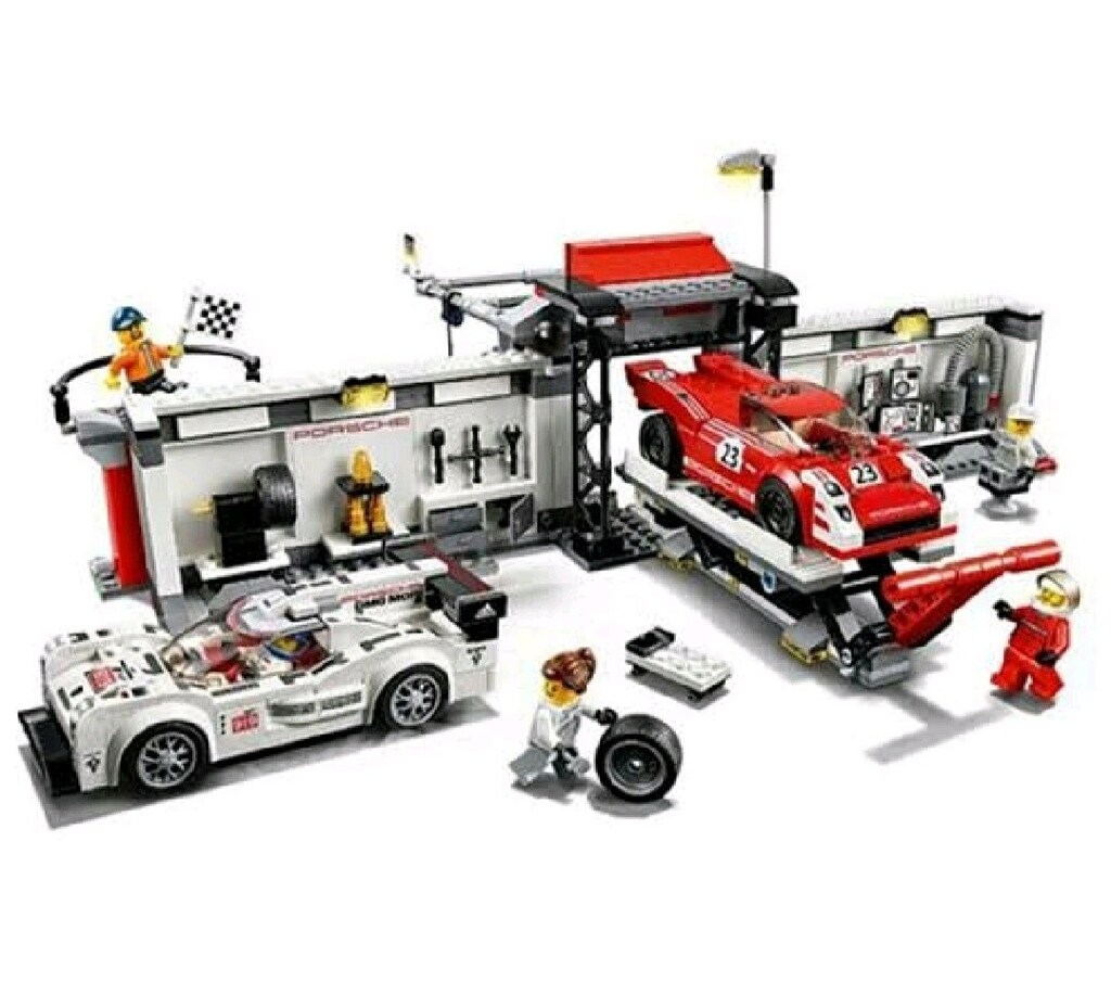 LEGO Speed - Porsche 919 Hybrid and 917K Pit Lane 75876 - 4