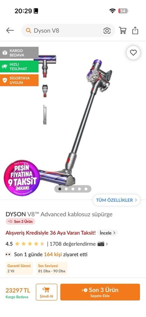 dyson v8 advanced - 2