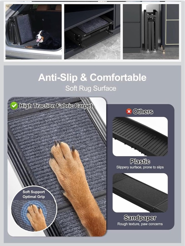 Köpek Rampası (Amerika’dan Getirilmiş Premium Katlanılabilir Rampa) - 5