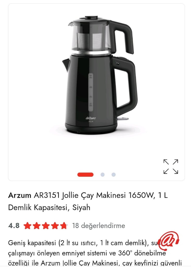 Arzum.cay makinesi - 4