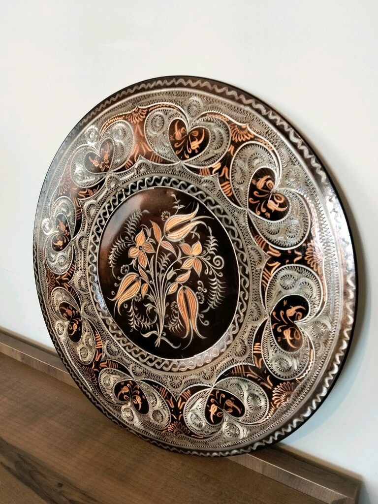 Bakır Duvar Tabağı - 2