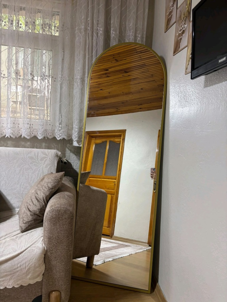Oval Çerçeveli Boy Aynası - 4