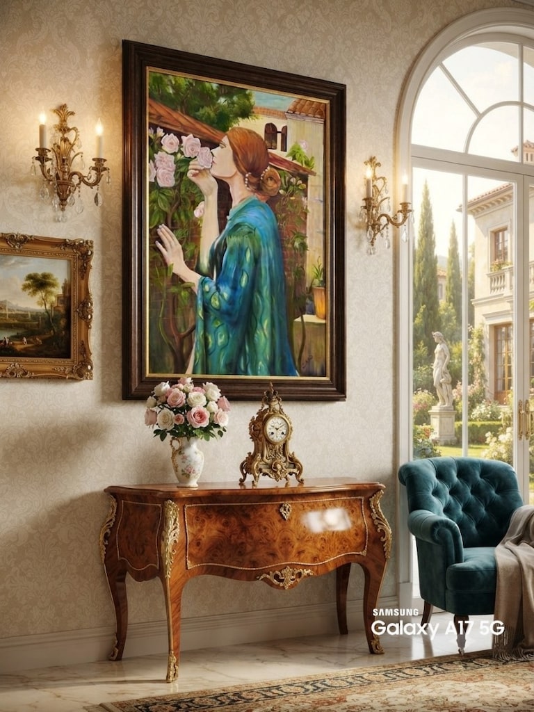 GÜLLERİN BÜYÜSÜ MUHTEŞEM BÜYÜK BOY YAĞLI BOYA TABLO 115X85 SADO İMZALI - 3
