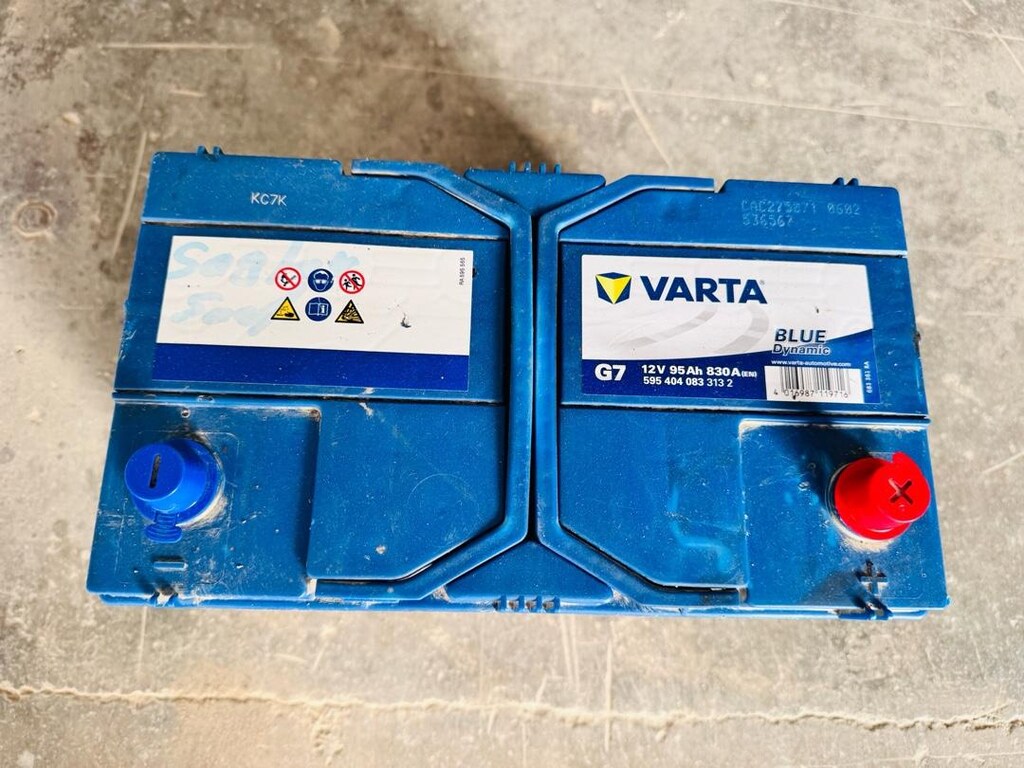 12v 90 amper çıkma varta akü.!! sağlam.!! - 2