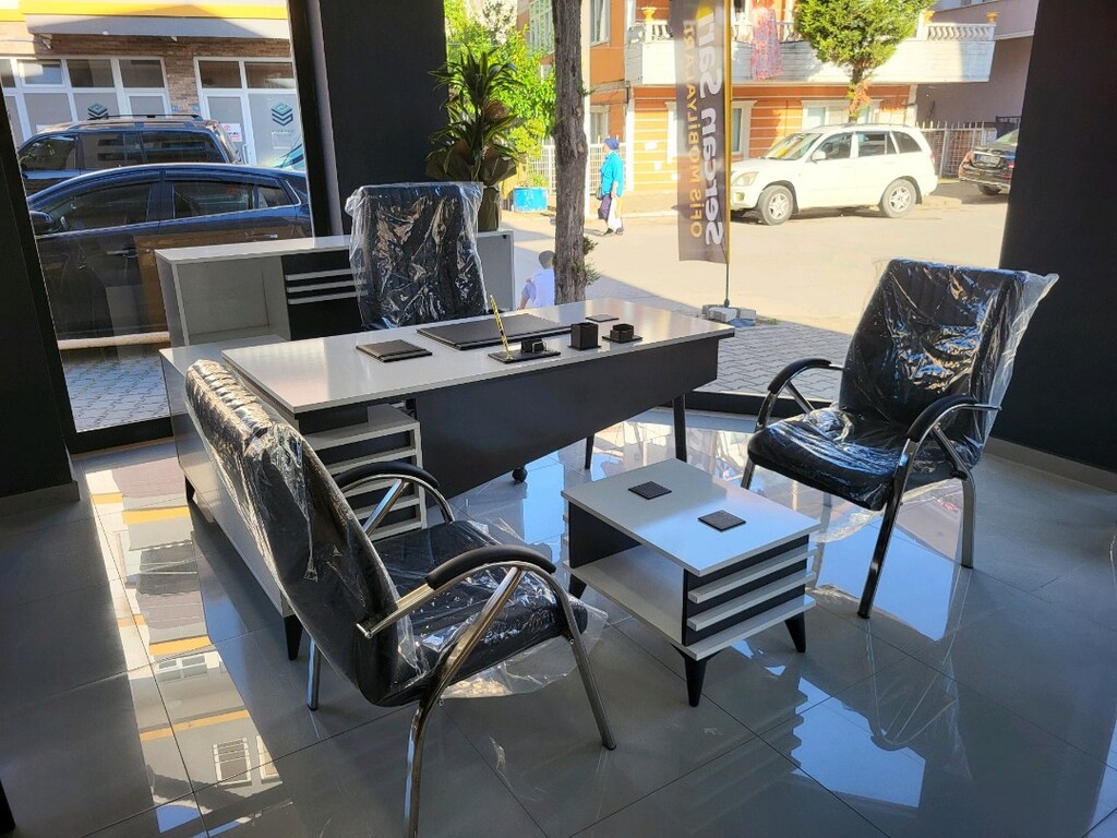OFİS MOBİLYASI MAKAM ODASI BÜRO TAKIMI KOMPLE SET KOLTUKLAR DAHİL - 2