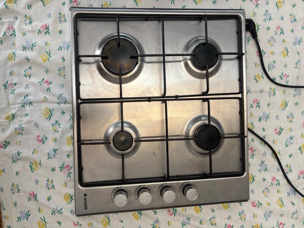 Arçelik İnox Ankastre Ocak 4 Gözlü Doğalgazlı (O 705 YDGEI)