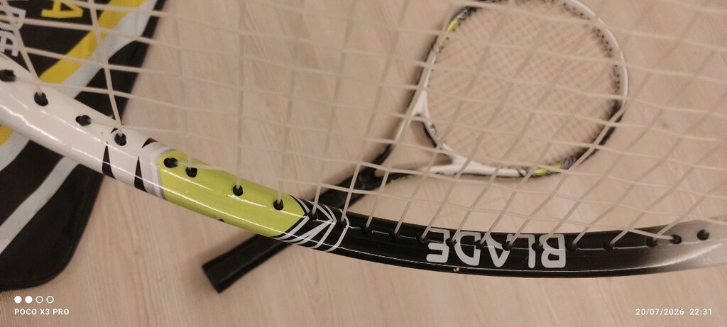 Delta blade 27 inç tenis raketi çantası ve 2 top. - 4