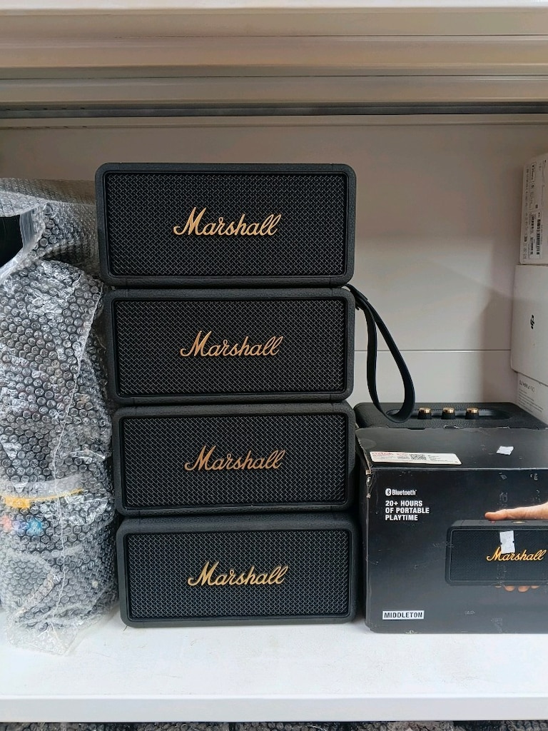 Marshall Middleton Yüksek Ses Stereo Bluetooth Hoparlör 20 Saat pil Su - 3