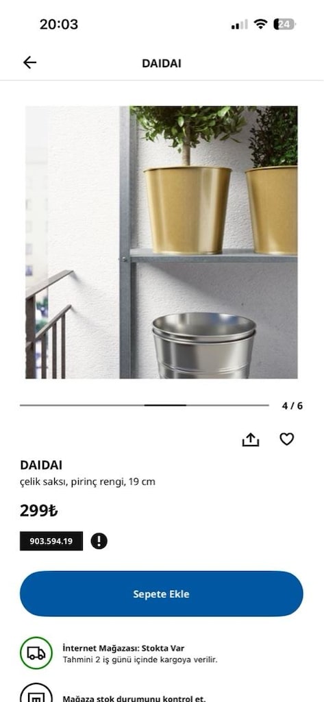 145 CM IKEA FEJKA YAPAY BİTKİ (Pandora Kauçuğu) Yeşil + SAKSI HEDİYELİ - 8