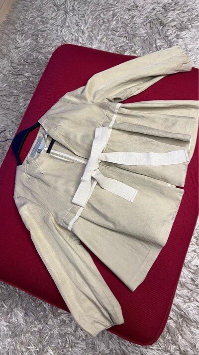 Zara Bej Pileli Şık Ceket