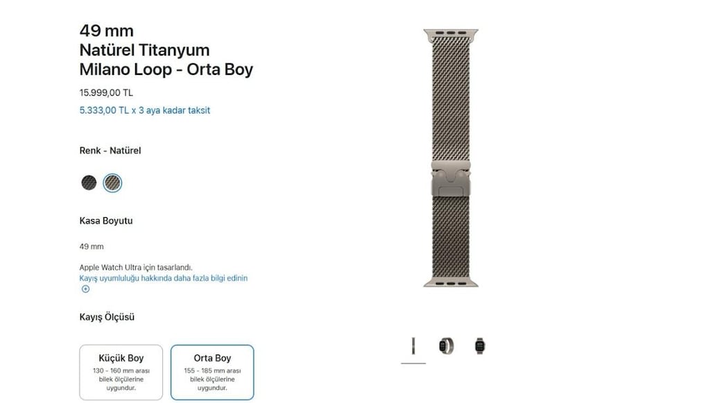 Apple Watch Series 8 45 mm + Kutu + Şarj Kablosu + 4 Kordon - 6