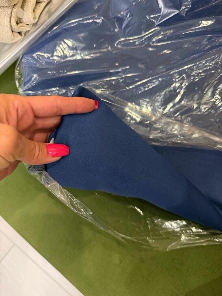 SIFIR ÇİFT KANAT LACİVERT IŞIK GEÇİRMEZ FON PERDE - 2