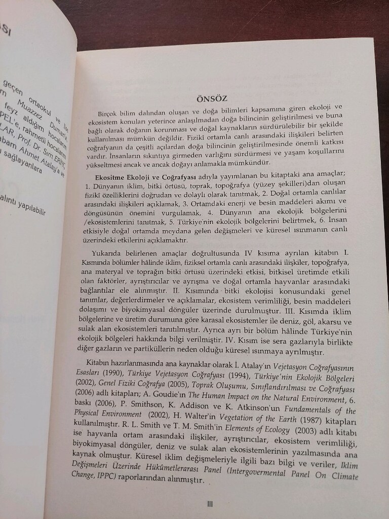 Ekosistem ekolojisi ve coğrafyası - 2