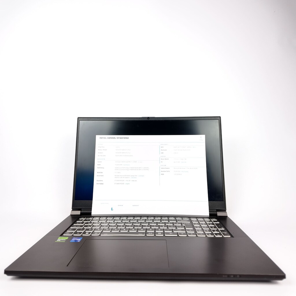 MONSTER ABRA A7 V15.2 İ7 12700H 16 GB RAM RTX 4050 17.3 INCH - 2