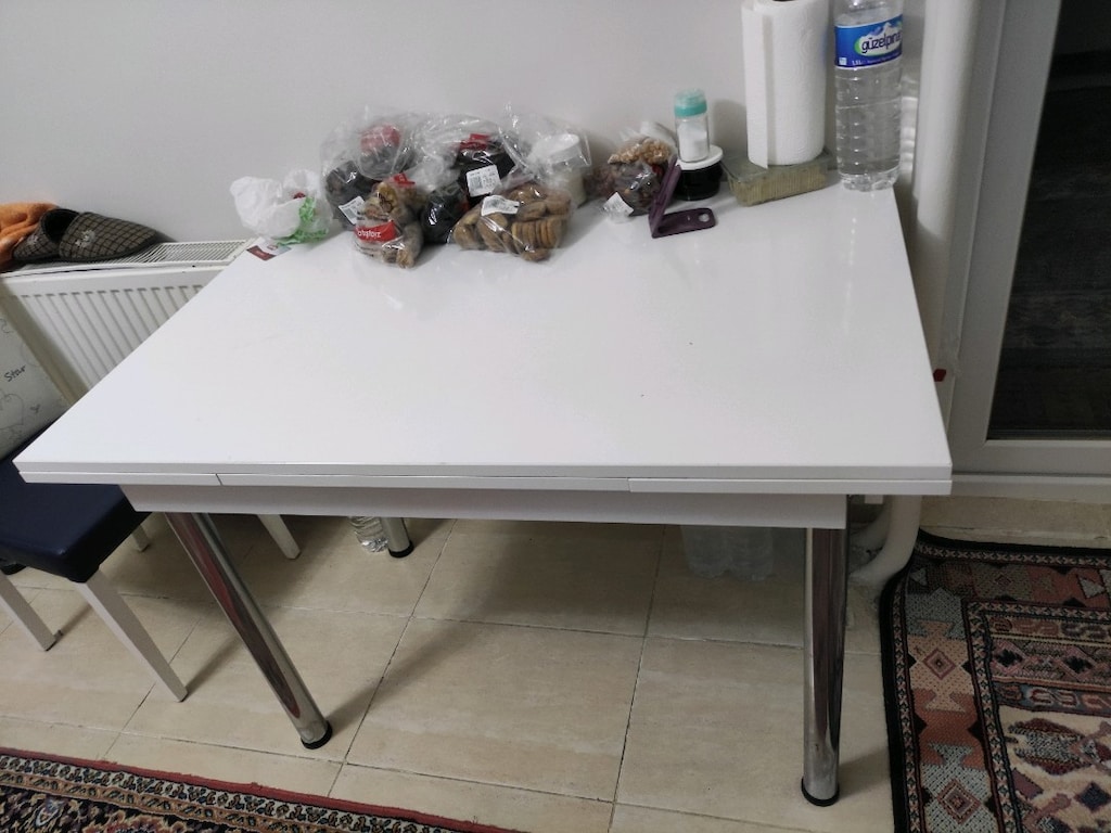 Set üstü Ocak Doğalgazlı Mutfak Masa Sandalye Ütü Masası Kurutma Askıs