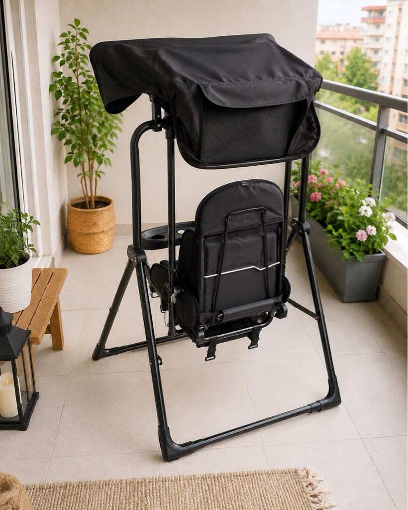 Baby&Plus Party Bebek Salıncağı Temiz, Kılavuzlu, Mama Tablalı - 2