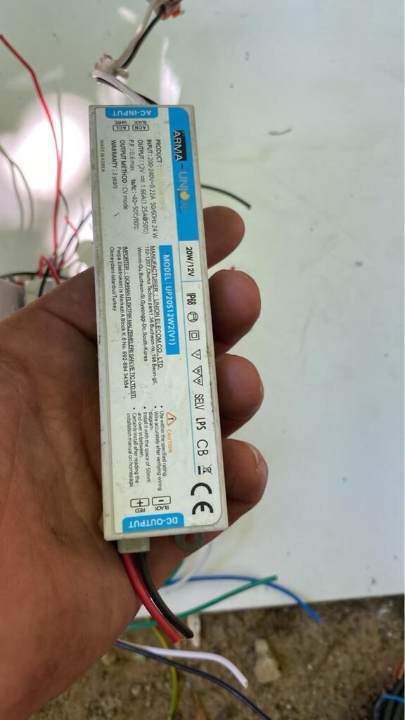 Temiz Toplu LED Trafosu Seti - 6 Adet 150W ve 12 Adet 20W Union (IP68) - 3