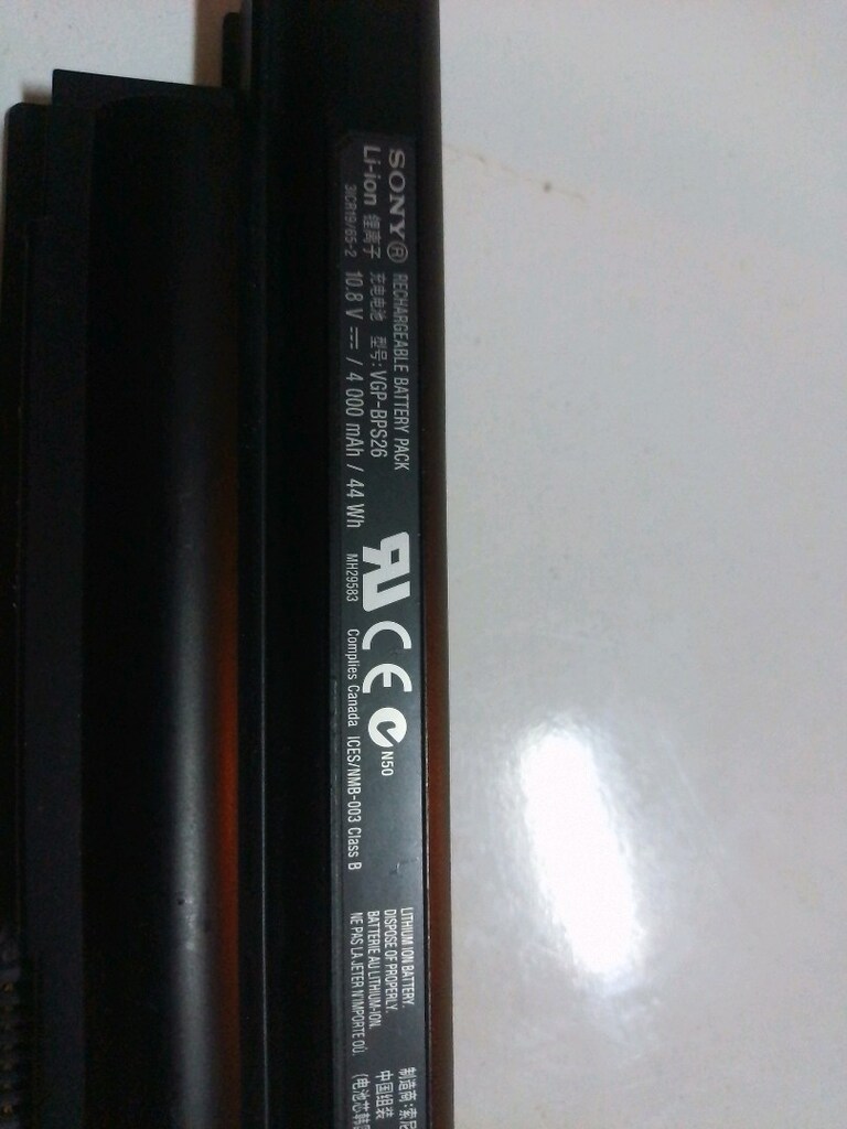 Sony vaio pcg 71911m kasa alt kapak ve parcalar - 7