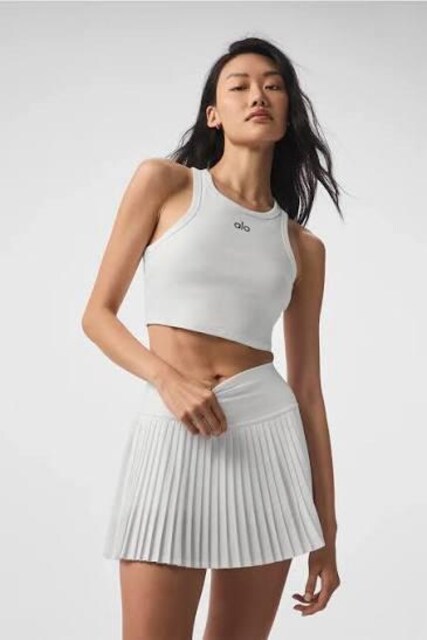 Alo beyaz crop top