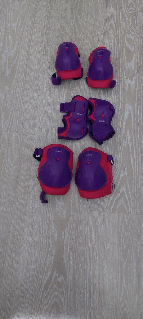 decathlon kız çocuğu pateni ve koruyucu ekipmanı - 4