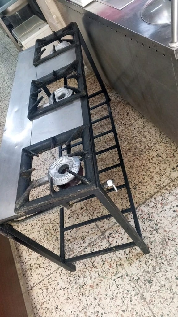 Lokanta ocağı 3 gözlü Tüplü 140/50 - 3