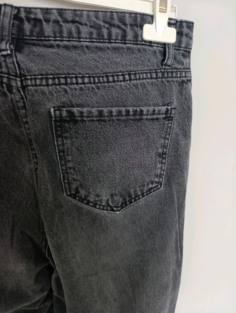 Gri Jean Pantolon - 7