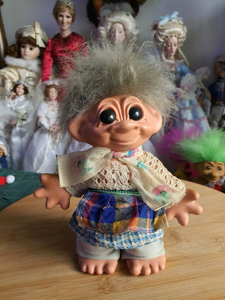 troll oyuncak bebek vintage - 2