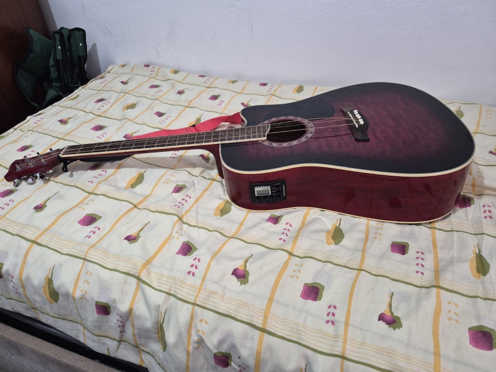 Tenson GA-10CE Elektro Akustik Gitar + Oxy Dolgulu Kılıf - 4