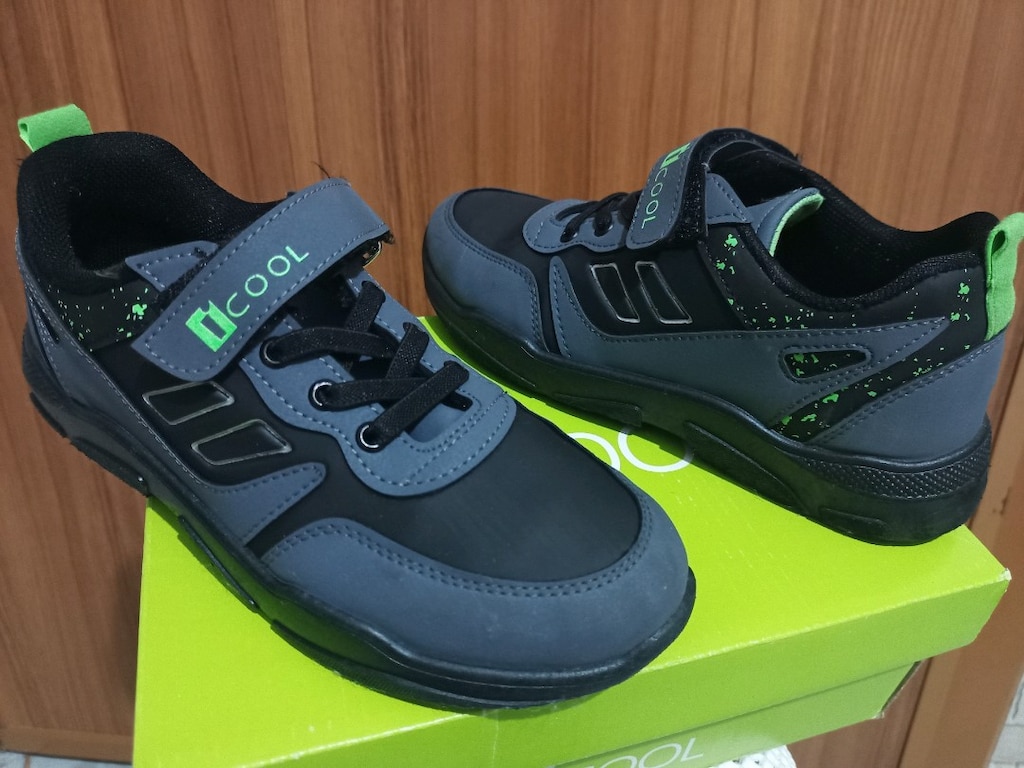 I Cool MARKA 34 NUMARA MADRE F 5PR Siyah Erkek Çocuk Spor Ayakkabı - 3