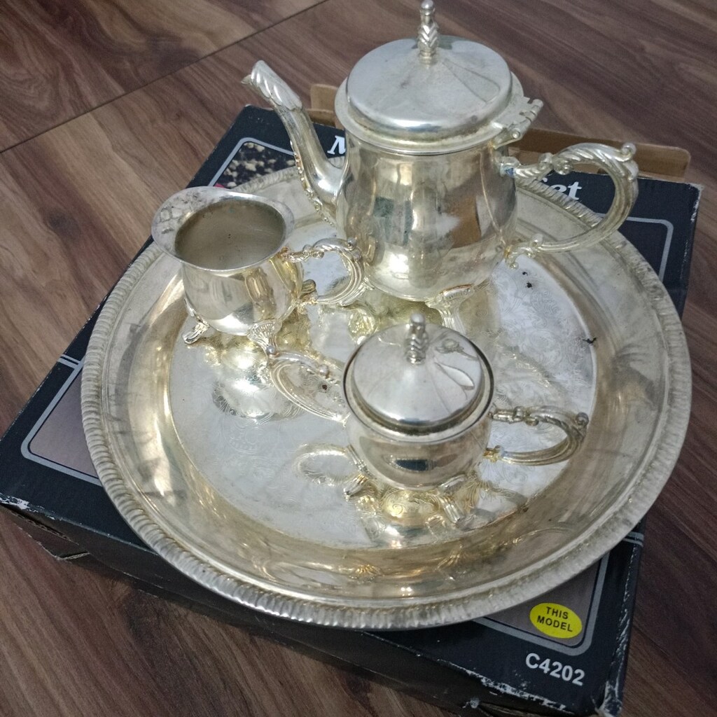 Mını Gumus Kahve Sunumluk Takım - 3