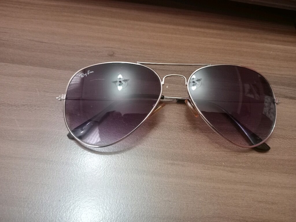Ray-Ban damla güneş gözlüğü camda kılcal çizikler vardir - 4