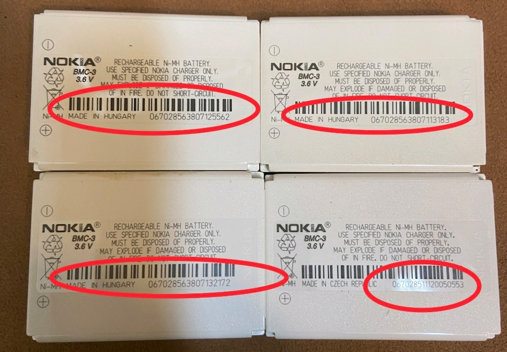orjinal Nokia 3310 batarya pil
