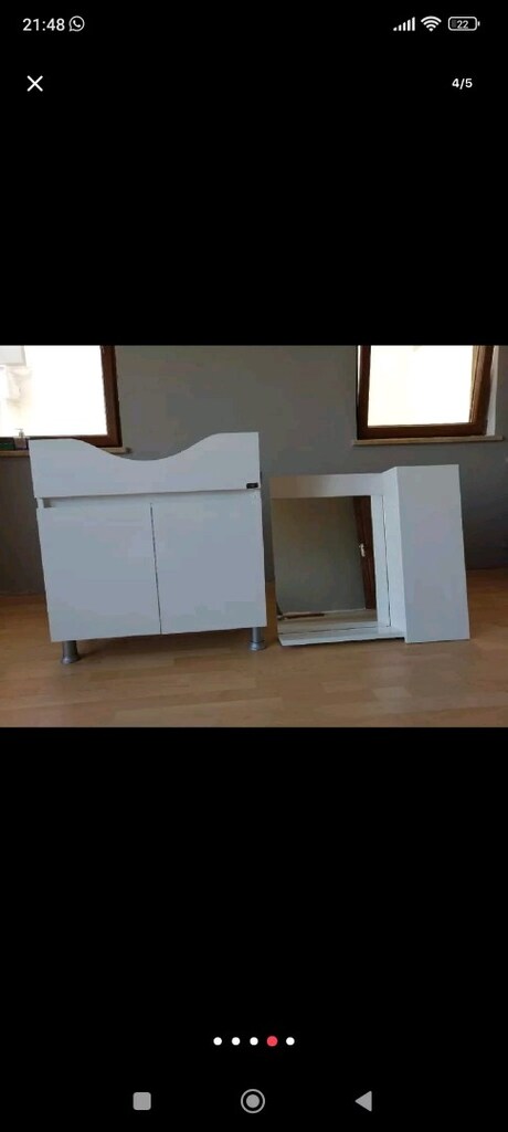 Aynalı Banyo Dolabı, Lavabo ve Alt Dolabı - 3
