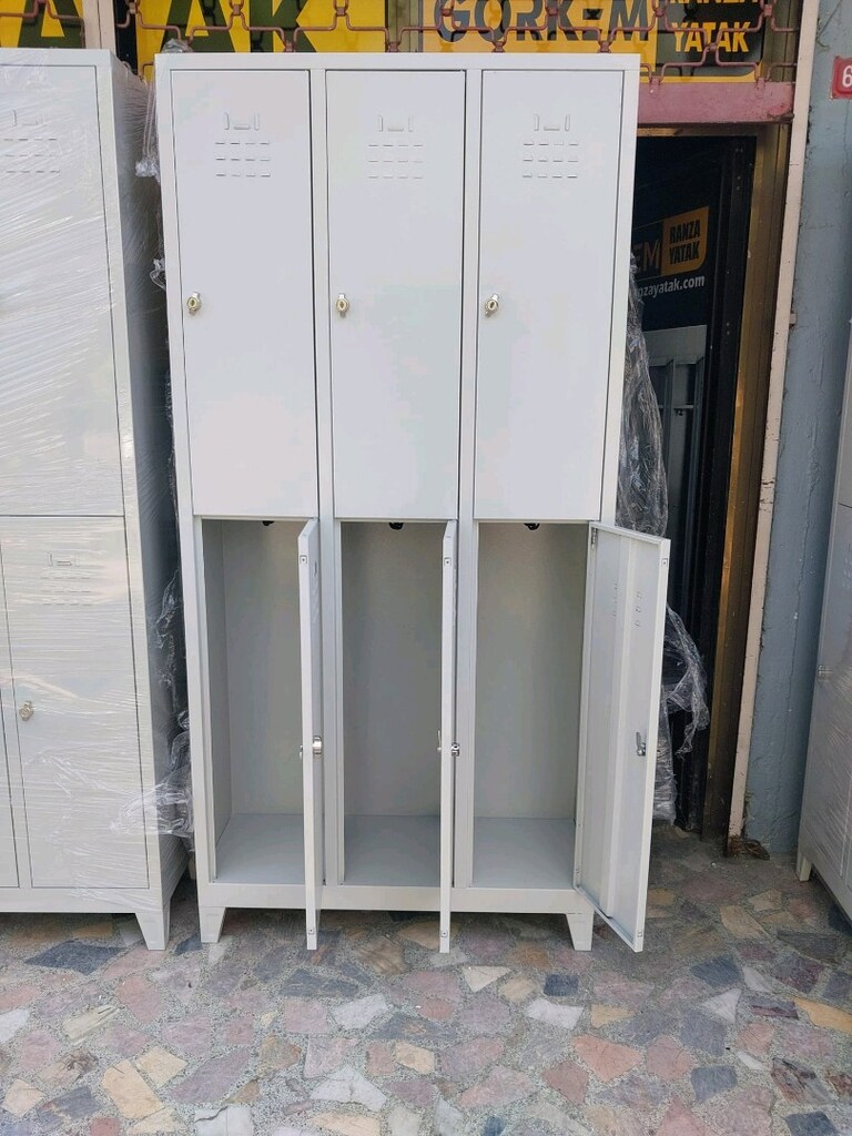 6 KAPILI METAL PERSONEL SOYUNMA DOLABI UCRETSİZ TESLİMAT - 6