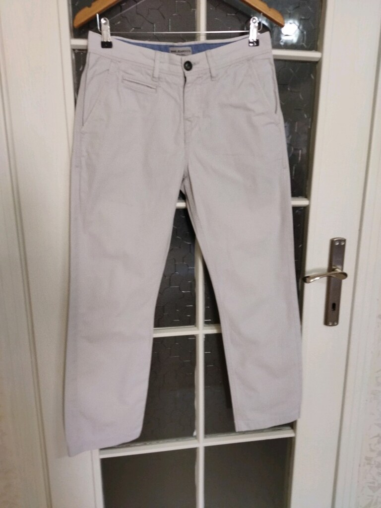 Erkek çocuk mavi jeans kumaş pantolon - 2