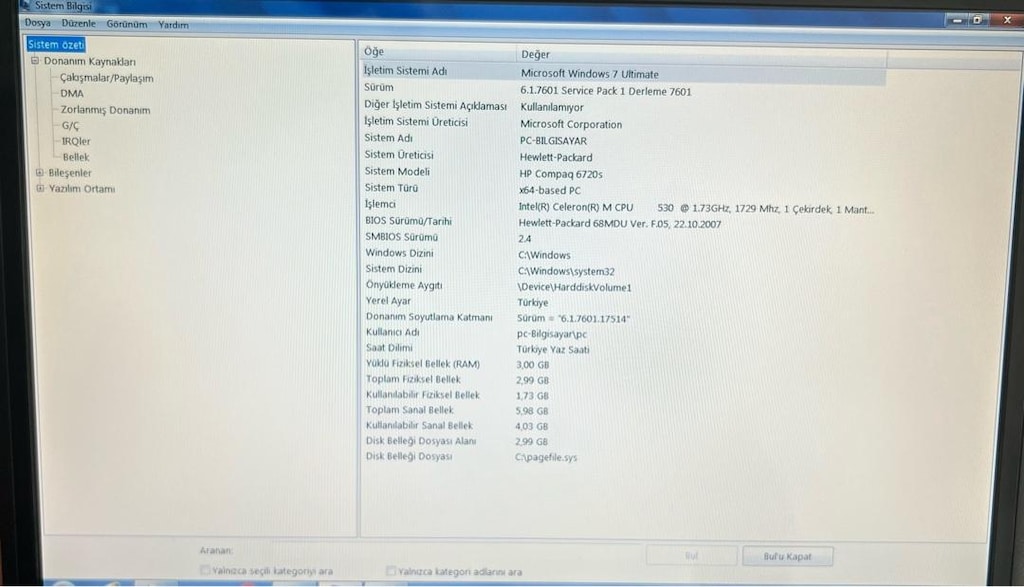 HP Compaq 6720s - 5