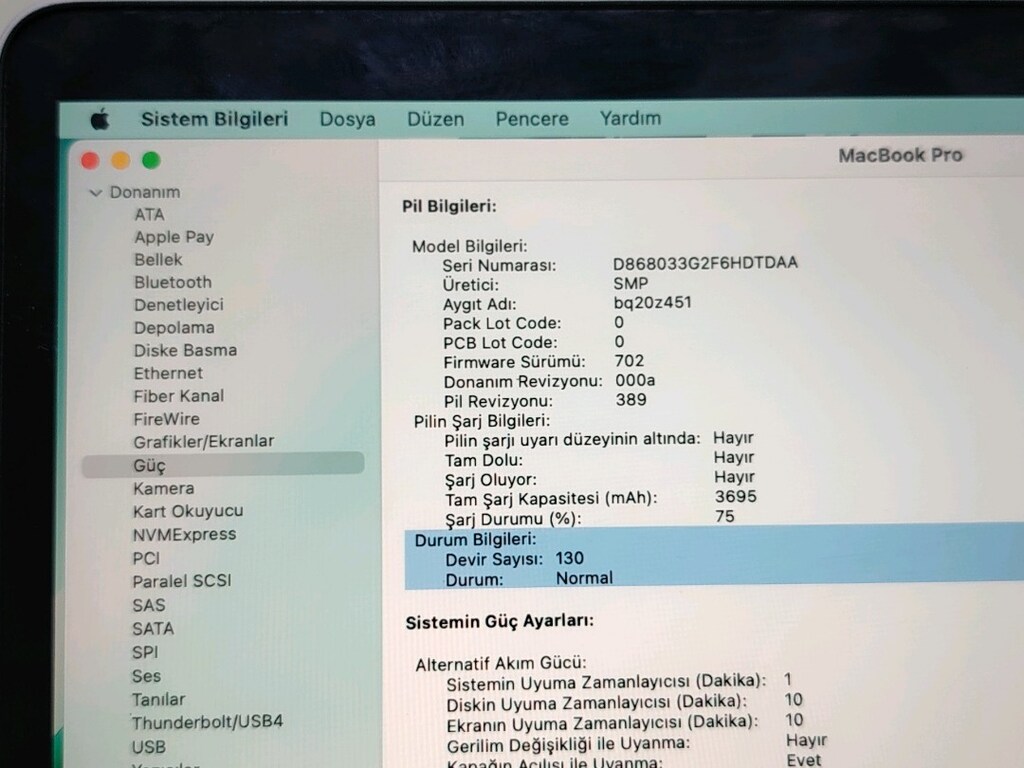 MacBook pro 2017 İ5 ÇİP İŞLEMCİ - 8