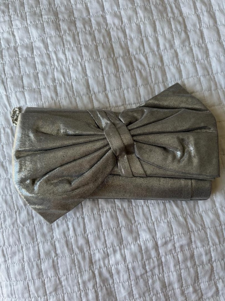 Accessorize gri gümüş silver portföy çanta