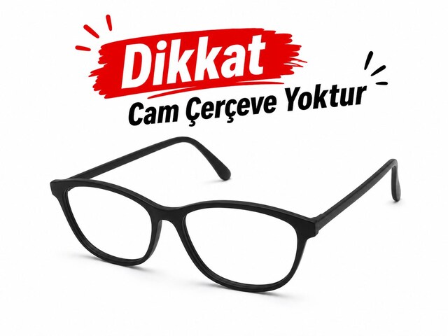 Yapı3D Minimal Retro Parti Gözlüğü Tekli | Siyah Tasarım