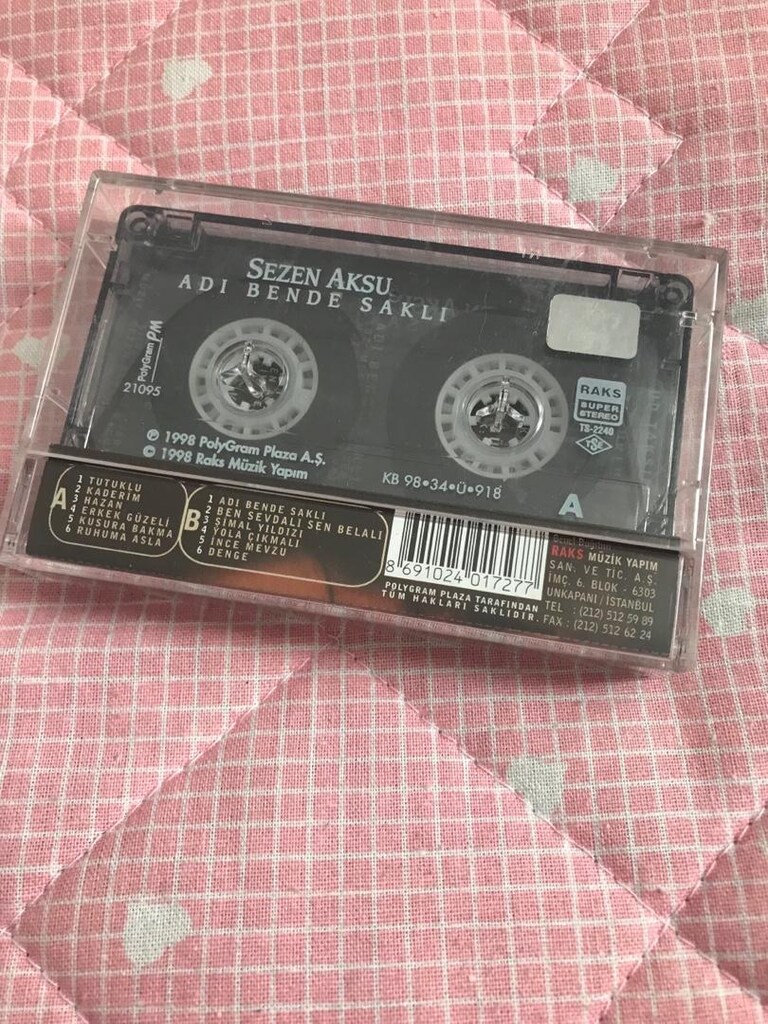 Sezen Aksu kaseti orjinal - 2